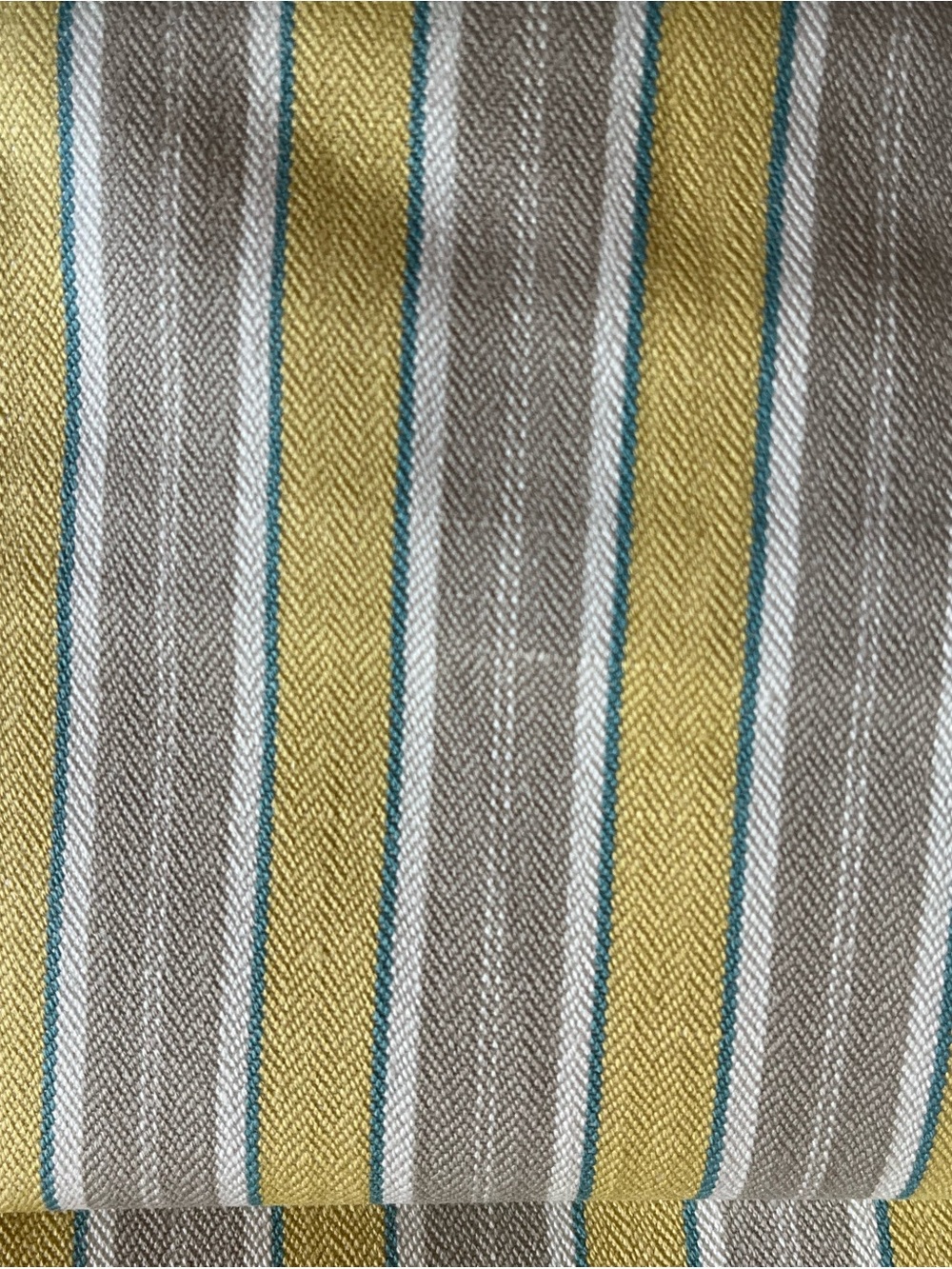 3 x Pottery Barn “Baron” Stripe Reversible Euro Shams - Multi Stripe - NWT - Picture 4 of 4